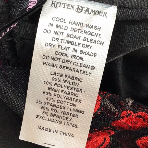 Kitten D’Amour Bossa Nova red roses midi dress NWT 16 - Picture 13 of 16